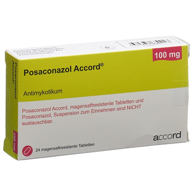 POSACONAZOL Accord Tabl 100 mg 24 Stk