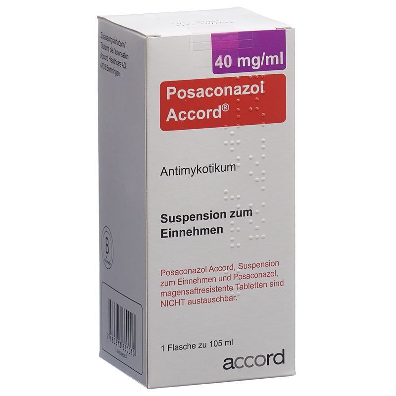 POSACONAZOL Accord Susp 40 mg/ml zum Einneh 105 ml