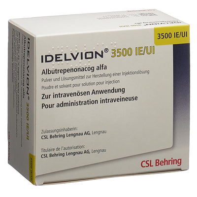 IDELVION Trockensub 3500 IE c Solv + Set Durchstf