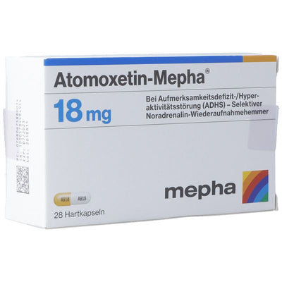 ATOMOXETIN Mepha Kaps 18 mg 28 Stk