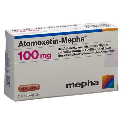 ATOMOXETIN Mepha Kaps 100 mg 28 Stk