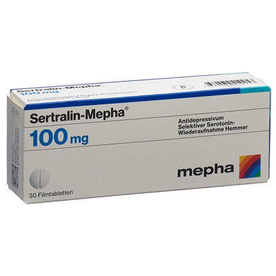 SERTRALIN Mepha Filmtabl 100 mg 30 Stk