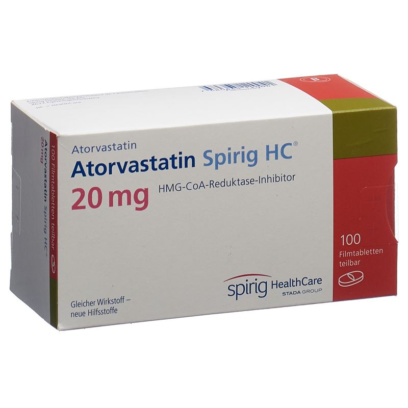 ATORVASTATIN Spirig HC Filmtabl 20 mg 100 Stk