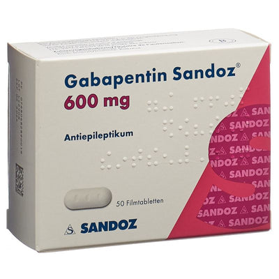 GABAPENTIN Sandoz Filmtabl 600 mg 50 Stk