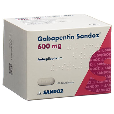 GABAPENTIN Sandoz Filmtabl 600 mg 100 Stk