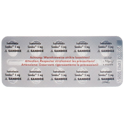 ISOTRETINOIN Sandoz Solucaps 5 mg 30 Stk - CONTENTBACK