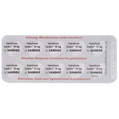 ISOTRETINOIN Sandoz Solucaps 10 mg 30 Stk - CONTENTBACK
