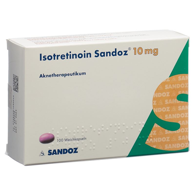 ISOTRETINOIN Sandoz Solucaps 10 mg 100 Stk