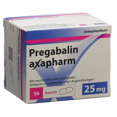 PREGABALIN axapharm Kaps 25 mg 56 Stk