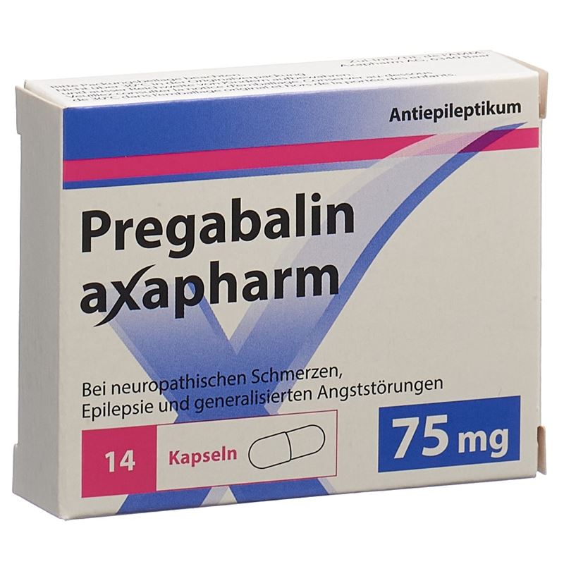 PREGABALIN axapharm Kaps 75 mg 14 Stk