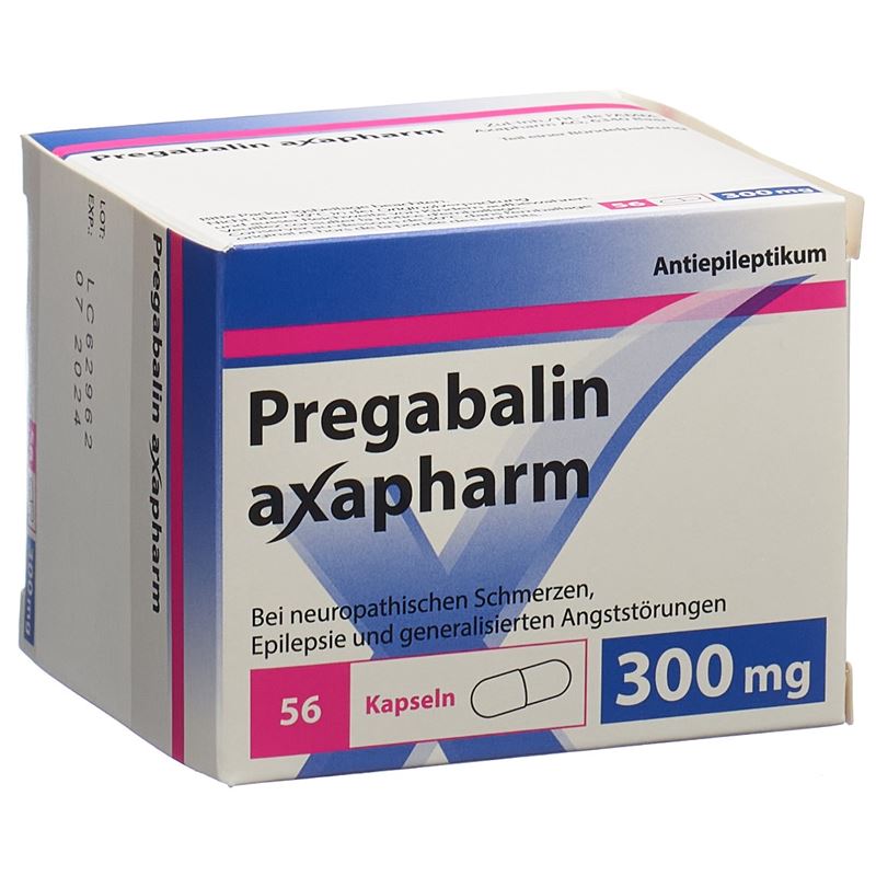 PREGABALIN axapharm Kaps 300 mg 56 Stk