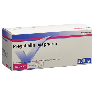 PREGABALIN axapharm Kaps 300 mg 168 Stk