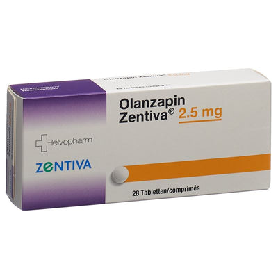 OLANZAPIN Zentiva Tabl 2.5 mg 28 Stk