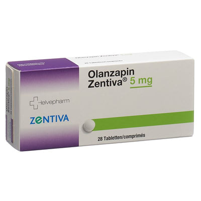 OLANZAPIN Zentiva Tabl 5 mg 28 Stk