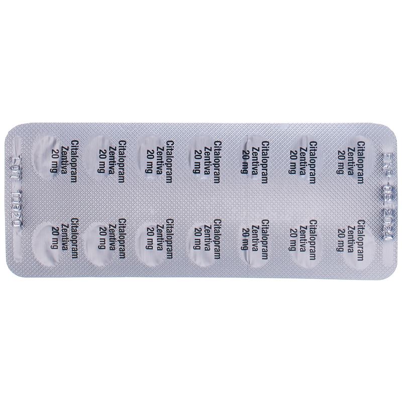 CITALOPRAM Zentiva Filmtabl 20 mg (neu) 28 Stk - CONTENTBACK