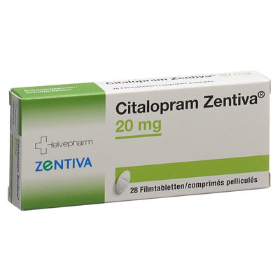 CITALOPRAM Zentiva Filmtabl 20 mg 28 Stk