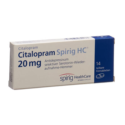 CITALOPRAM Spirig HC Filmtabl 20 mg 14 Stk