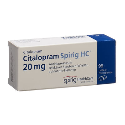 CITALOPRAM Spirig HC Filmtabl 20 mg 98 Stk