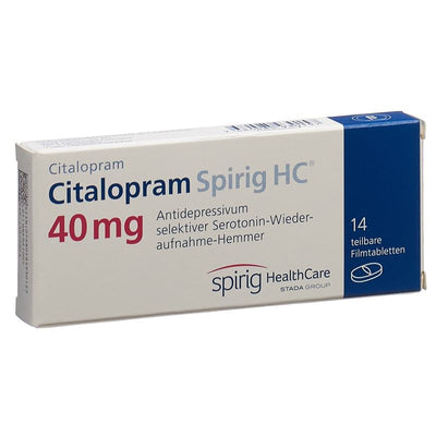 CITALOPRAM Spirig HC Filmtabl 40 mg 14 Stk