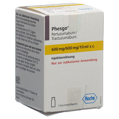 PHESGO Inj Lös 600mg/600mg Durchstf 10 ml