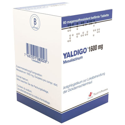 YALDIGO Tabl 1600 mg 60 Stk