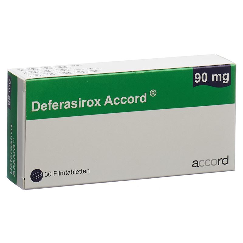 DEFERASIROX Accord Filmtabl 90 mg 30 Stk