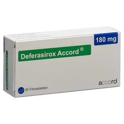 DEFERASIROX Accord Filmtabl 180 mg 30 Stk