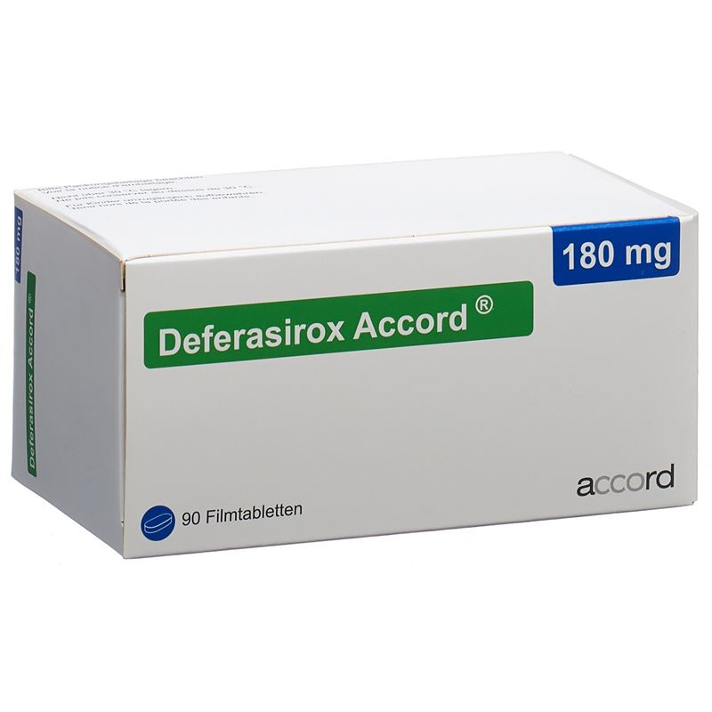 DEFERASIROX Accord Filmtabl 180 mg 90 Stk