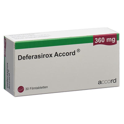 DEFERASIROX Accord Filmtabl 360 mg 30 Stk