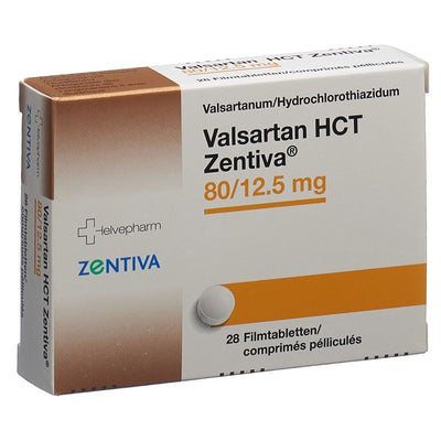 VALSARTAN HCT Zentiva Filmtabl 80/12.5mg 28 Stk