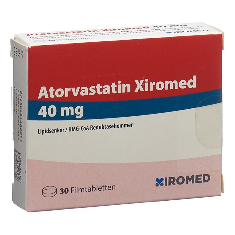 ATORVASTATIN Xiromed Filmtabl 40 mg 30 Stk