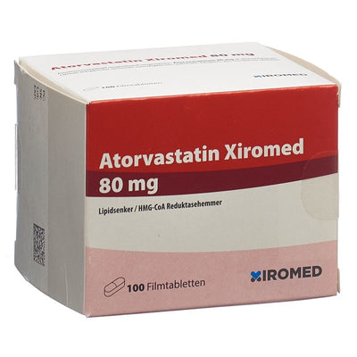 ATORVASTATIN Xiromed Filmtabl 80 mg 100 Stk