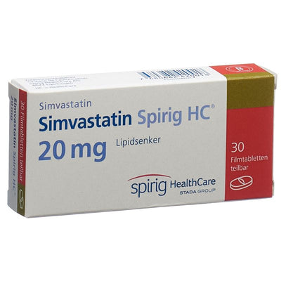 SIMVASTATIN Spirig HC Filmtabl 20 mg 30 Stk