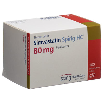 SIMVASTATIN Spirig HC Filmtabl 80 mg 100 Stk