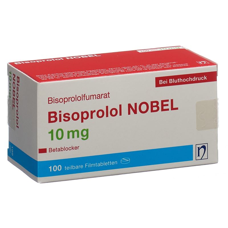 BISOPROLOL NOBEL Filmtabl 10 mg 100 Stk