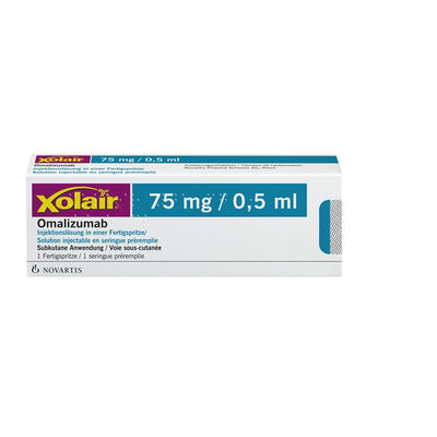 XOLAIR Inj Lös 75 mg/0.5ml Fertigspritze 0.5 ml
