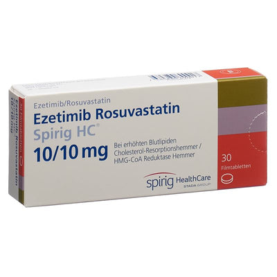 EZETIMIB ROSUV Spirig HC Filmtabl 10/10mg 30 Stk