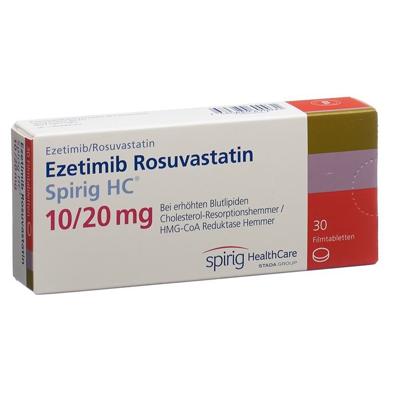 EZETIMIB ROSUV Spirig HC Filmtabl 10/20mg 30 Stk