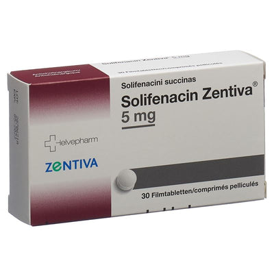 SOLIFENACIN Zentiva Filmtabl 5 mg 30 Stk