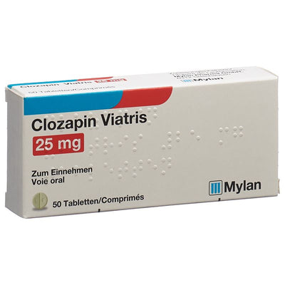 CLOZAPIN Viatris Tabl 25 mg 50 Stk