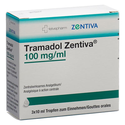 TRAMADOL Zentiva Tropfen 100 mg/ml 3 Fl 10 ml