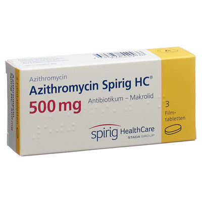 AZITHROMYCIN Spirig HC 500 mg 3 Stk