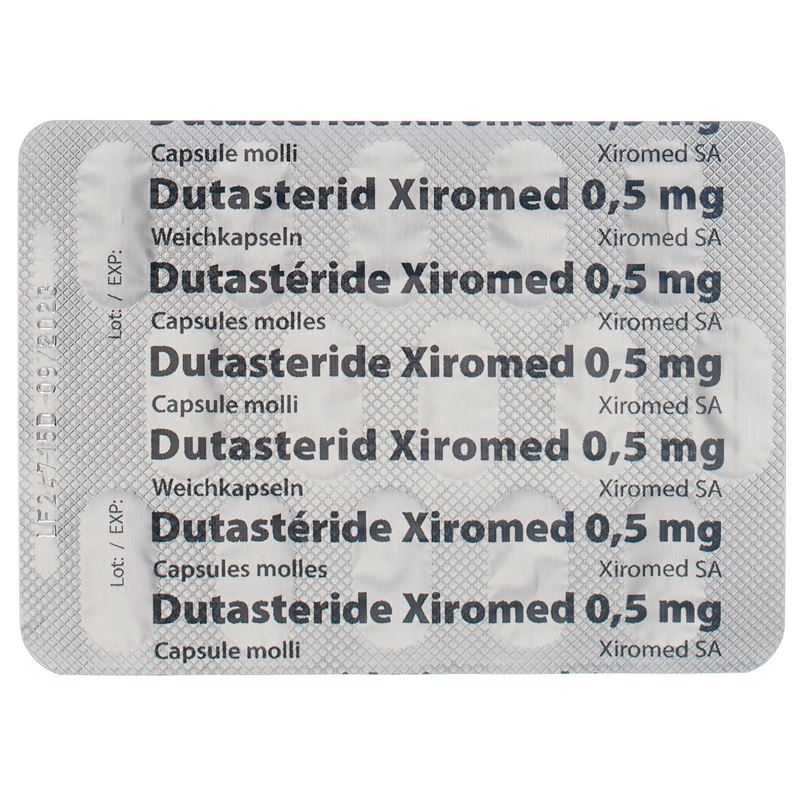 DUTASTERID Xiromed Kaps 0.5 mg 30 Stk - CONTENTBACK