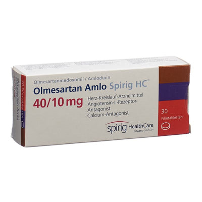 OLMESARTAN AMLO Spirig HC Filmtabl 40/10mg 30 Stk