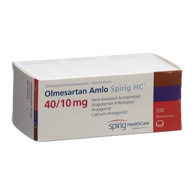 OLMESARTAN AMLO Spirig HC Filmtabl 40/10mg 100 Stk