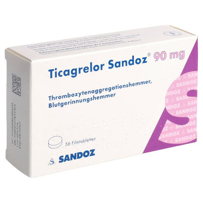 TICAGRELOR Sandoz Filmtabl 90 mg 56 Stk