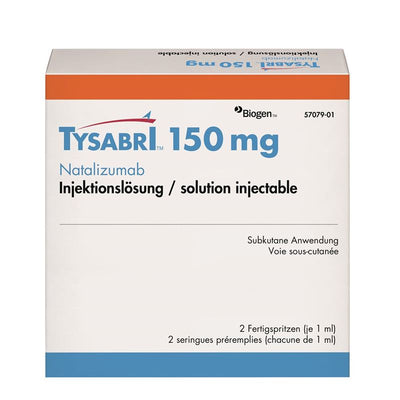 TYSABRI Inj Lös 150 mg/ml Fertspr 2 x 1 ml