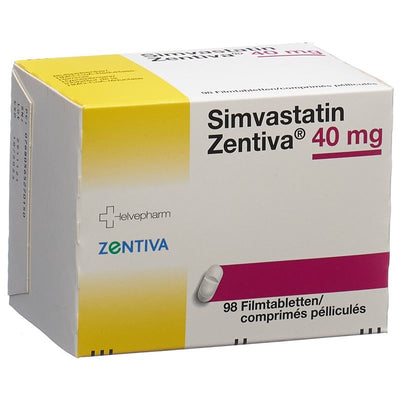 SIMVASTATIN Zentiva Filmtabl 40 mg 98 Stk