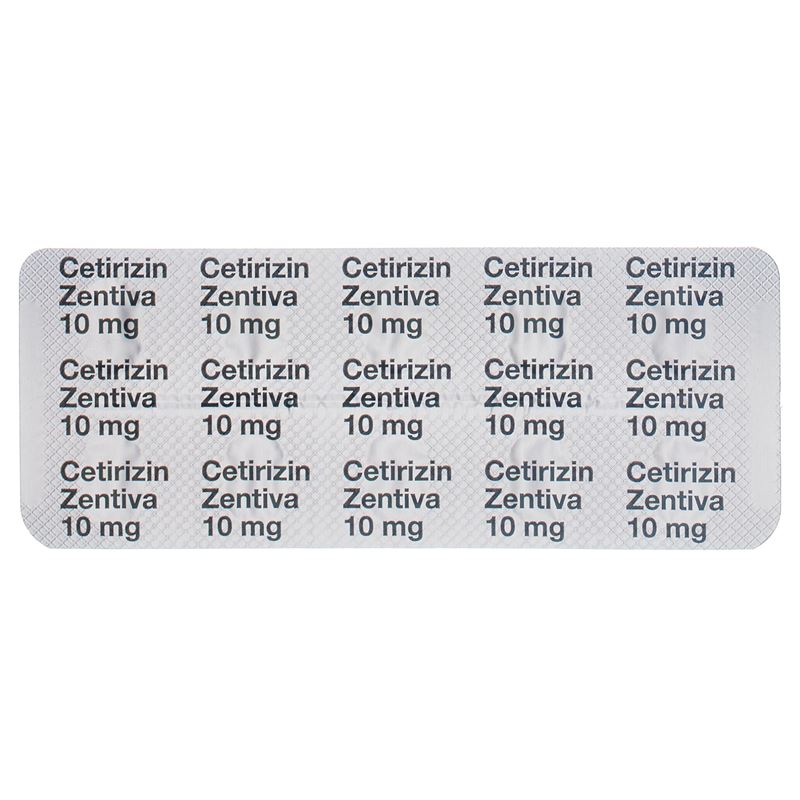 CETIRIZIN Zentiva Filmtabl 10 mg 10 Stk - CONTENTBACK