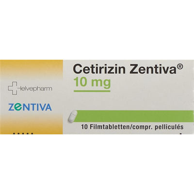 CETIRIZIN Zentiva Filmtabl 10 mg 10 Stk - PICFRONT